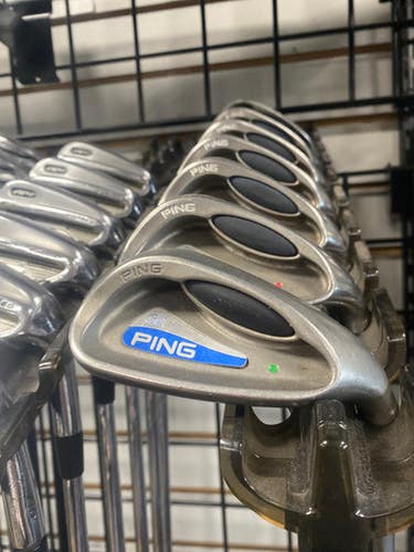 Ping (Used) Right Handed Men's Regular Flex Steel Shaft 7 Pieces Iron Set