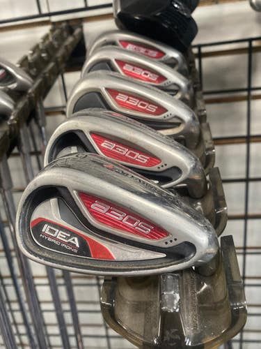 Adams (Used) Right Handed Men's Regular Flex Graphite Shaft 8 Pieces Iron Set