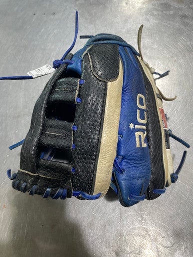 Used RICO CUSTOM GLOVE - W/ NAME BB/SB Glove RH Throw Royal Blue 12 1/2" 11605-S000206093