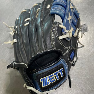 Used ZETT DYNAMIC LEAGUERS BPGT-6637 BB/SB Glove RH Throw Royal Blue 13" 11605-S000206095