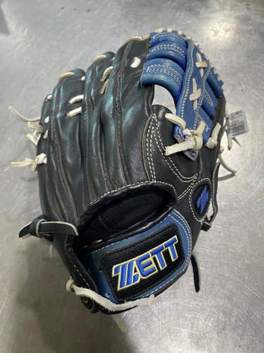 Used ZETT DYNAMIC LEAGUERS BPGT-6637 BB/SB Glove RH Throw Royal Blue 13" 11605-S000206095