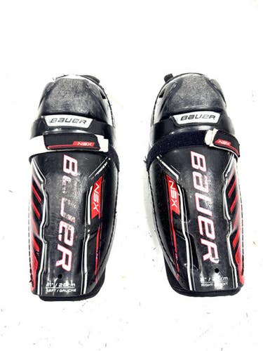 Used Bauer NSX Junior Shin Guards Black 11" 11860-S000299175
