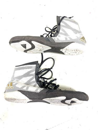 Used Adidas Wrestling Shoes White Senior 13 11860-S000299017