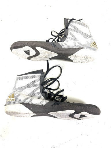 Used Adidas Wrestling Shoes White Senior 13 11860-S000299017