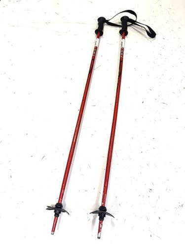 Used LEKI Mens DH Ski Pole Red 95 cm / 38 in 11860-S000299035