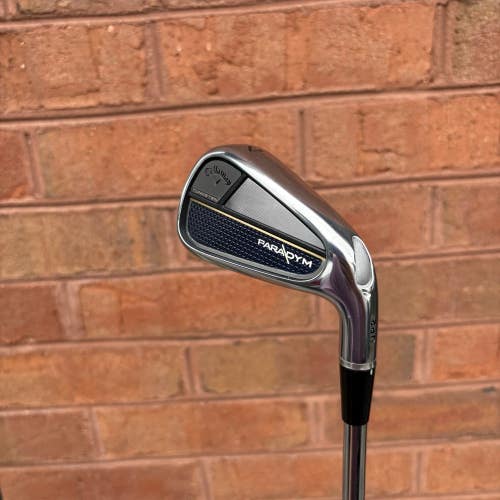 RH Callaway Paradym  7 Iron TT Elevate MPH Stiff Flex Steel Shaft Demo Club