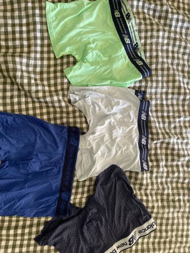 Compression Shorts New Balance Size Medium Used 4 pairs boxer brief