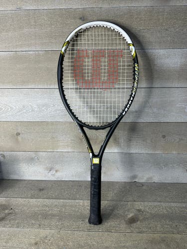 Wilson Hyper Carbon Hammer 5.3 110 Sq" Oversize 4 3/8” Tennis Racquet Racket