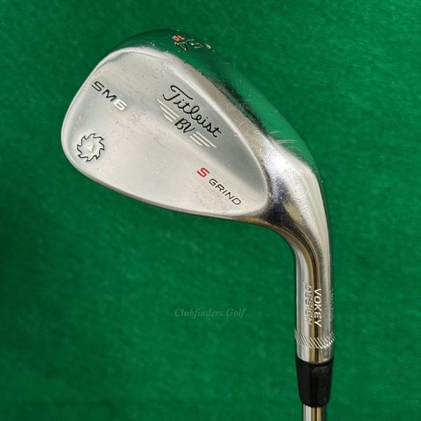Titleist Vokey SM6 Chrome 54-10S 54 Sand Wedge Vokey Design Steel Wedge Flex