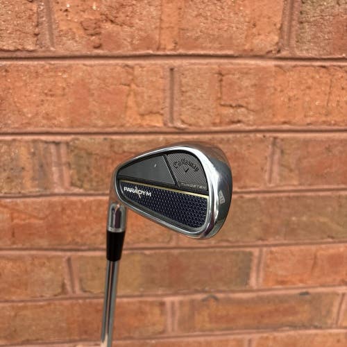 LH Callaway Paradym  7 Iron TT Elevate 95g Regular Flex Steel Shaft Demo Club