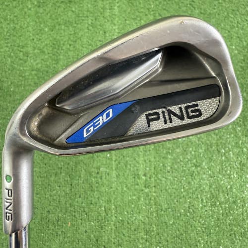 Ping G30 Green Dot 4 Iron CFS Distance Steel Stiff Flex Left Handed +1 Long
