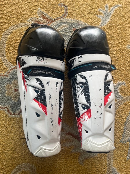 Junior CCM Jetspeed FT485 13" Shin Pads (Used)