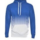Badger Adult Medium Royal Blue/White Hex 2.0 Hoodie (New)