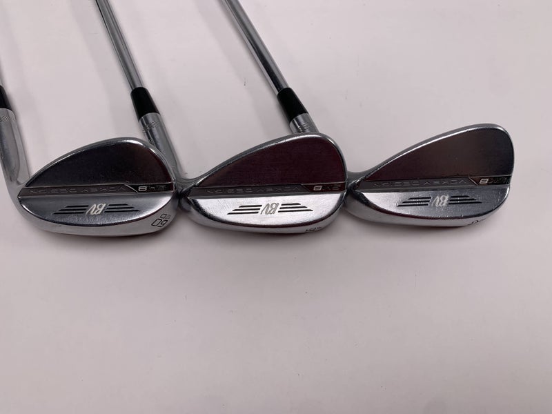 Titleist Vokey SM8 Tour Chrome Wedge Set 52* 12 | 56* 14 | 60* 12 Wedge Mens RH