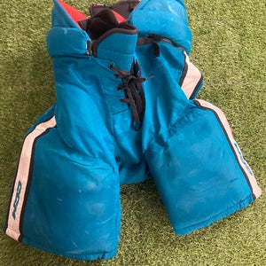Blue Senior Medium CCM HP45X Hockey Pants Pro Stock (Used)
