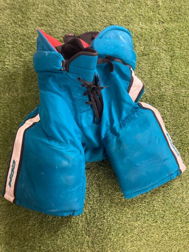 Blue Senior Medium CCM HP45X Hockey Pants Pro Stock (Used)