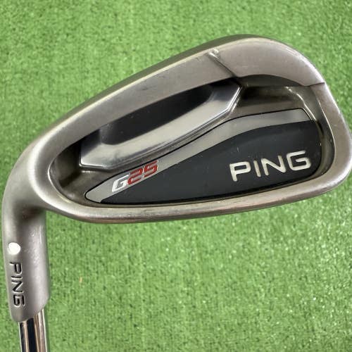 Ping G25 White Dot 9 Iron CFS Steel Regular Flex Left Handed +1/2 Long