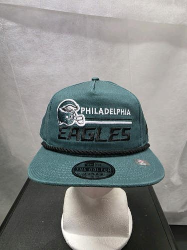 NWS Philadelphia Eagles New Era The Golfer Snapback Hat NFL