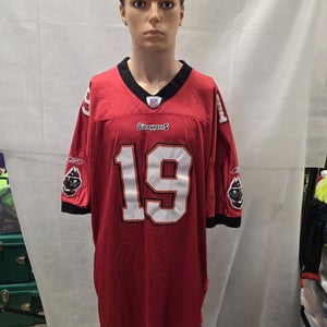 Vintage Keyshawn Johnson Tampa Bay Buccaneers Reebok Authentic Jersey 60 NFL