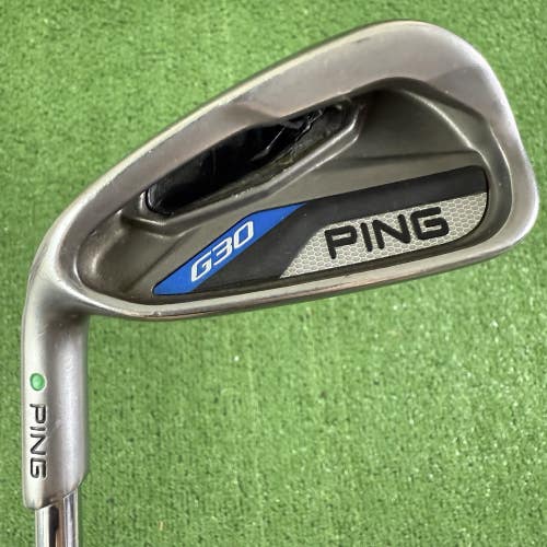 READ Ping G30 Green Dot 5 Iron CFS Distance Stiff Flex Left Handed +1 Long