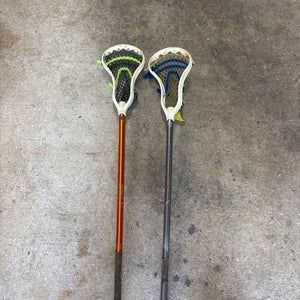 K18 lacrosse heads and stx crank shafts Rare