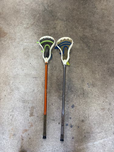K18 lacrosse heads and stx crank shafts Rare