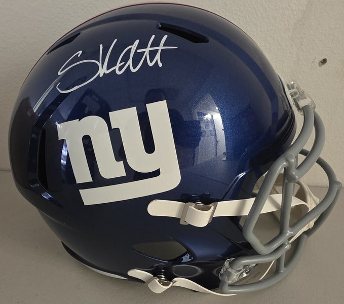 Giants Cam Skattebo Autographed Auto Signed Riddell Speed Full Size Helmet
