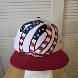NWS Washington Nationals XL Logo New Era 9fifty Snapback Hat MLB