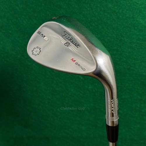 Titleist Vokey SM6 Chrome 56-8M 56 Sand Wedge Vokey Design Steel Wedge Flex