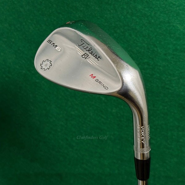 Titleist Vokey SM6 Chrome 56-8M 56 Sand Wedge Vokey Design Steel Wedge Flex