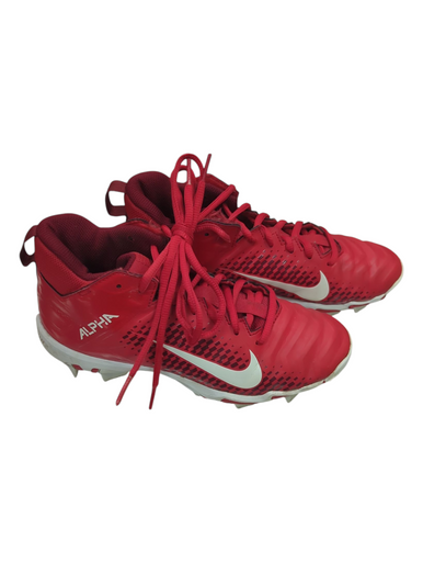 Used Nike ALPHA AQ7654-600 RED/WHT BB/SB Cleats Red Junior 04 11862-S000091260