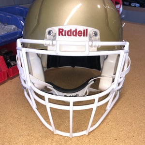USED RIDDELL SPEED ADULT HELMET - MEDIUM - VEGAS GOLD