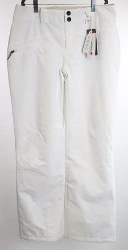 Obermeyer Malta Pant Ski Pants Snow White Pockets Winter Women's Size 8 NWT