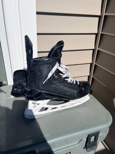 2022 Bauer Supreme Mach Hockey Skates Wide Width Pro Stock 9 Hartford Wolf Pack