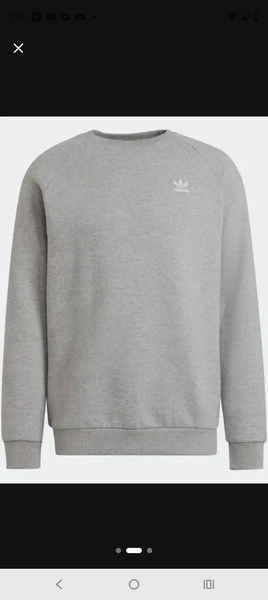 Gray Men's Large/Extra Large Adidas Sweatshirt (New)