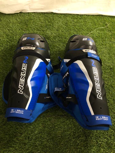 Senior Bauer Nexus 2N Shin Pads 15" Pro Stock (New)