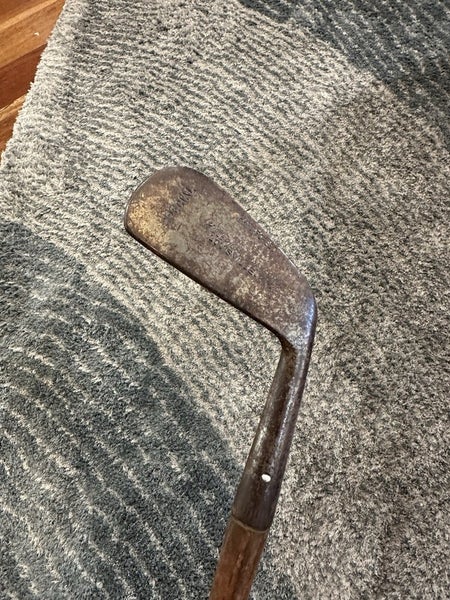 Vintage Wood Shaft Hickory Hillrich & Bradsey Co  2 Mid Iron Golf Club Antique