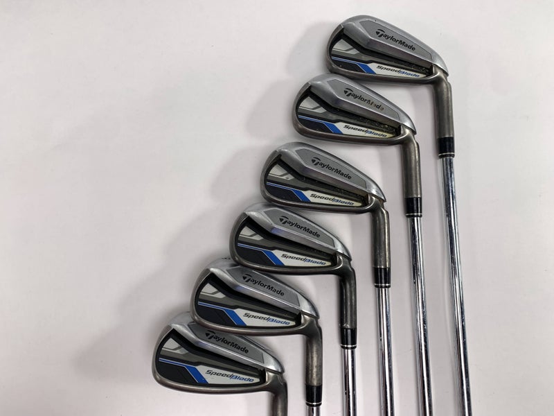 TaylorMade Speedblade Iron Set 4-PW 85g Regular Steel Mens RH No 7 iron