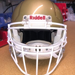 USED RIDDELL SPEED ADULT HELMET - MEDIUM - VEGAS GOLD