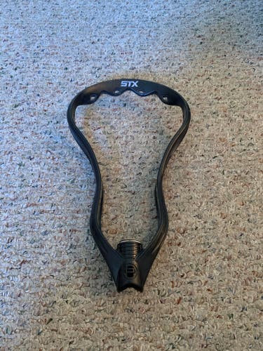 STX Super Power Lacrosse Head – Black, No Warping, No Cracks, Great Deal