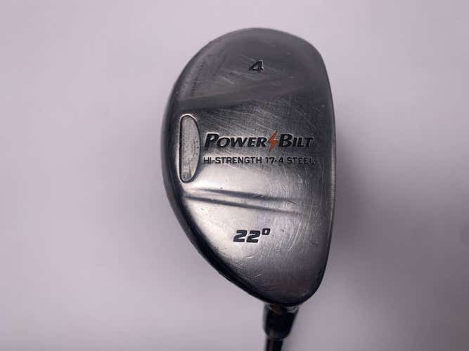 Powerbilt Hi-Strength 4 Wedge 22* Power Bilt 65g Wedge Graphite Mens RH
