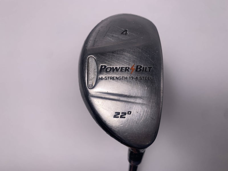 Powerbilt Hi-Strength 4 Wedge 22* Power Bilt 65g Wedge Graphite Mens RH