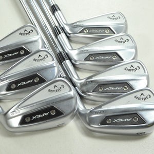 Callaway Apex Pro 24 5-PW,AW Iron Set Stiff Flex Right NS Pro 105 Steel # 204032