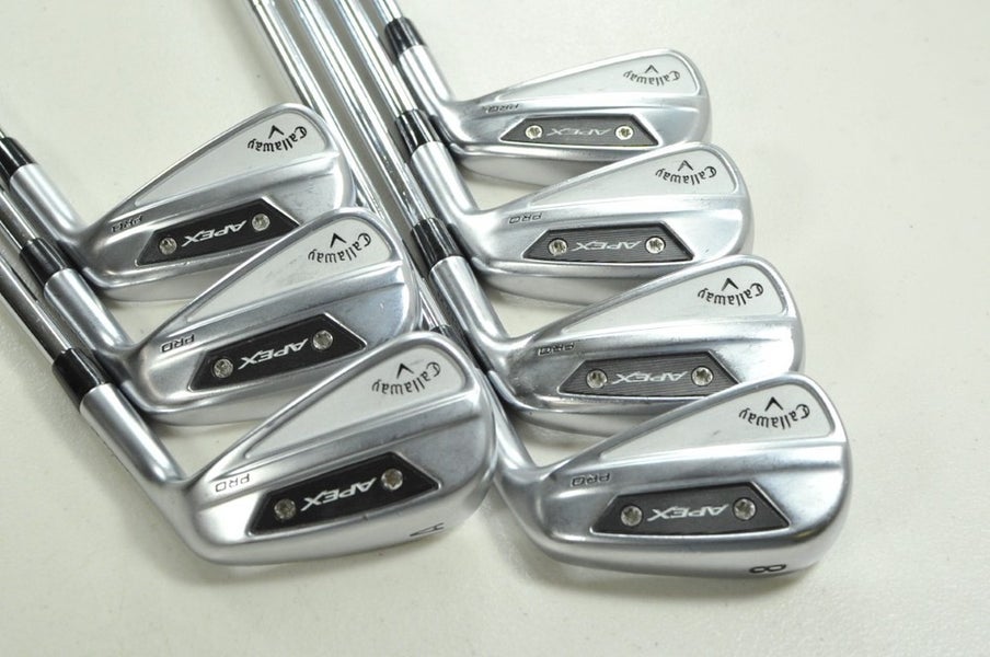 Callaway Apex Pro 24 5-PW,AW Iron Set Stiff Flex Right NS Pro 105 Steel # 204032