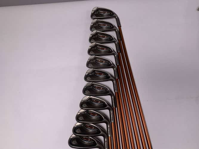 Ping G10 Iron Set 3-PW+GW+SW+LW Maroon Dot 5* Up TFC 129 I Stiff RH +1/2''