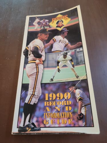 Vintage Pittsburgh Pirates 1990 Record and Information Guide