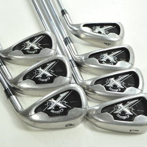 Callaway X-20 Tour 4-PW Iron Set Stiff Flex RH Rifle Flighted 6.0 Steel # 204086