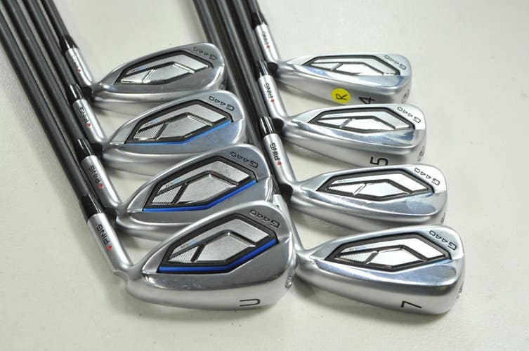 Ping G440 4-W,UW Iron Set Regular Flex Red Dot Right Alta CB Graphite  # 201906