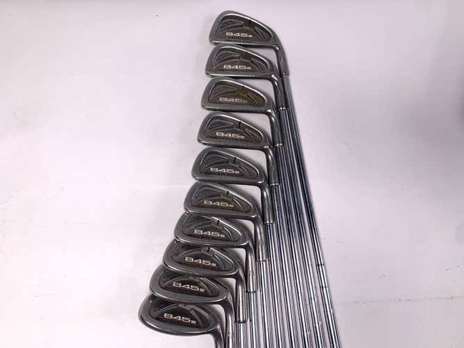Tommy Armour 845 S Silver Scot Iron Set 2-PW+SW Tour Step Regular Steel Mens RH