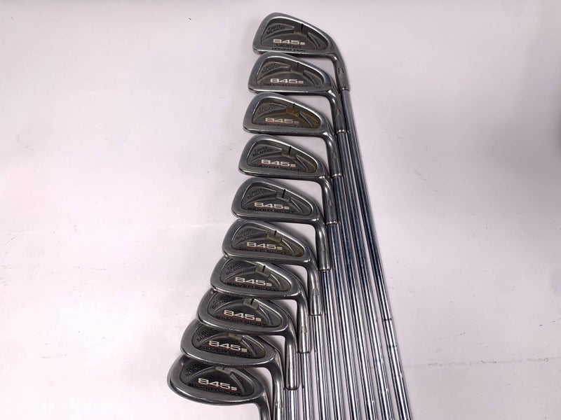 Tommy Armour 845 S Silver Scot Iron Set 2-PW+SW Tour Step Regular Steel Mens RH